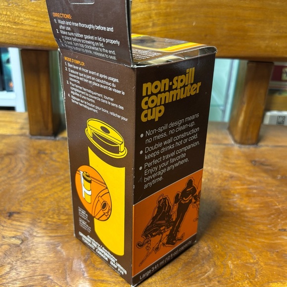 Vintage Canadian Tire unused commuter coffee or tea cup with original packaging - Picture 2 of 9